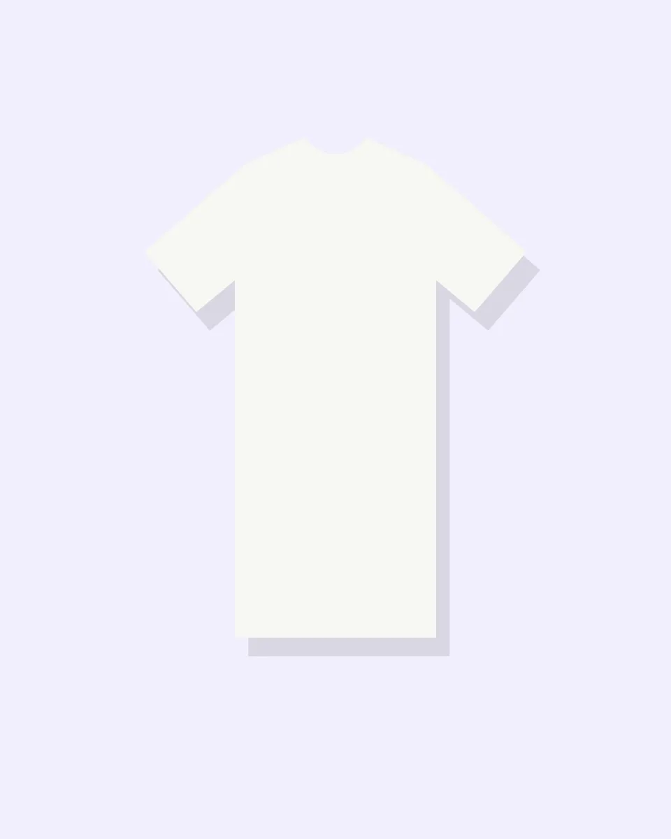 T-shirt Pequeno Matola em branco