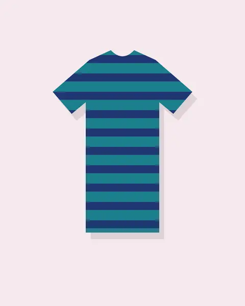 T-shirt Riscas Inhaca em oceano