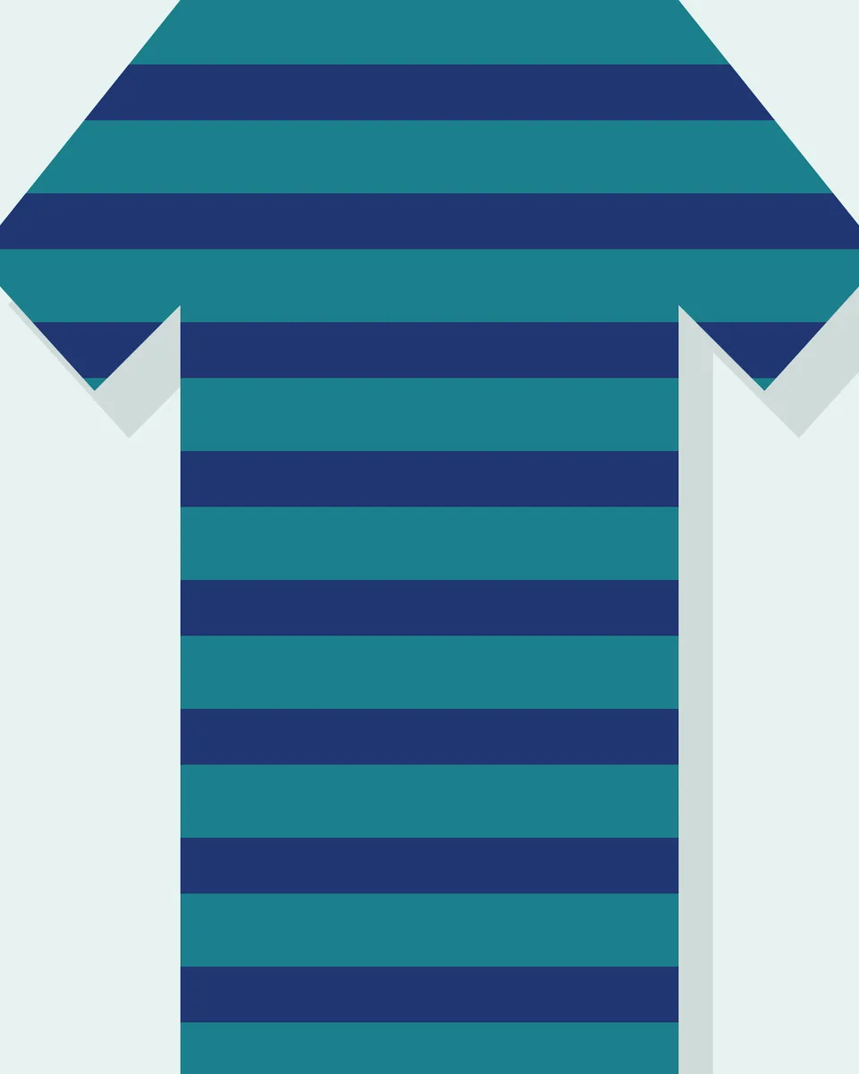 Camisa Alto-Maé em oceano
