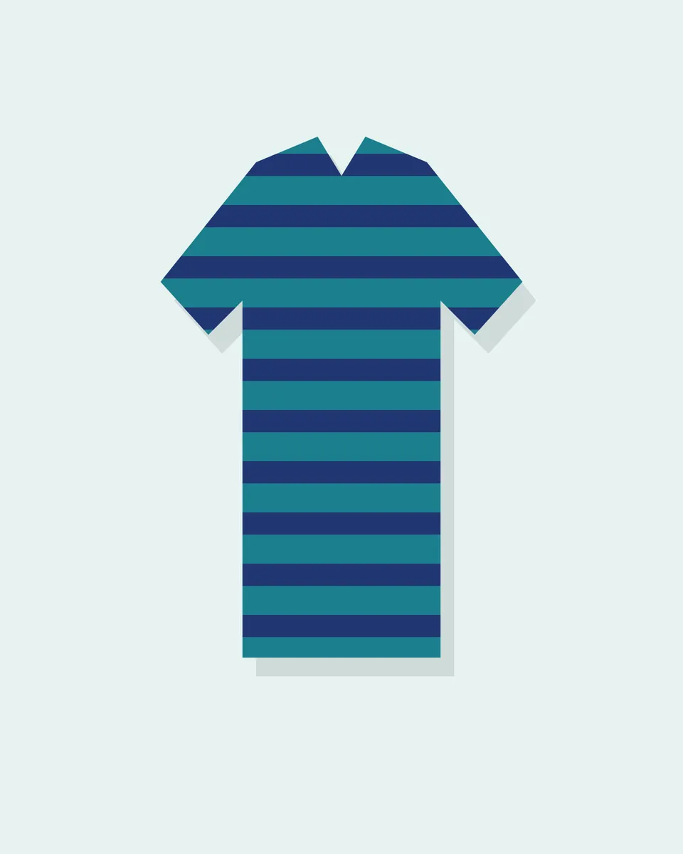 Camisa Alto-Maé em oceano