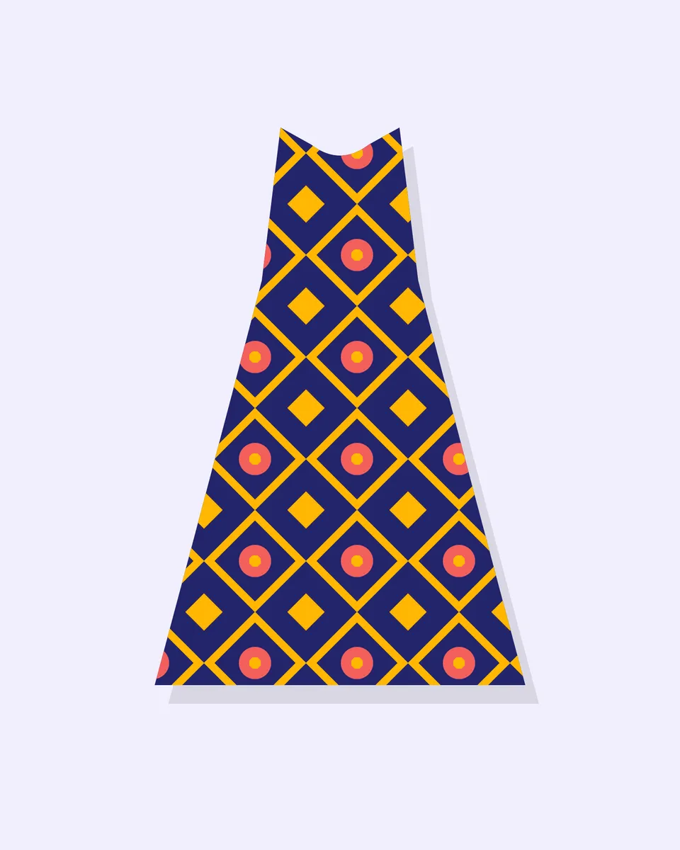 Vestido Polana em índigo
