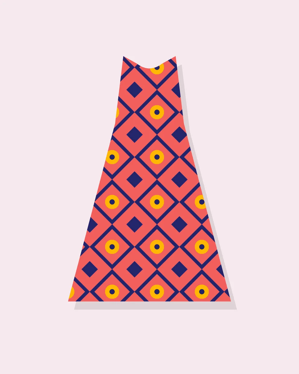 Vestido Mini Polana em coral