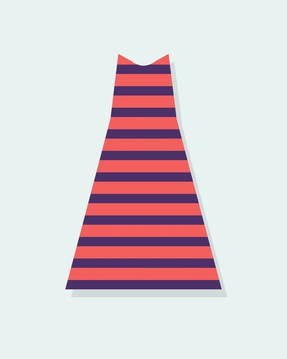 Vestido Mafalala em coral
