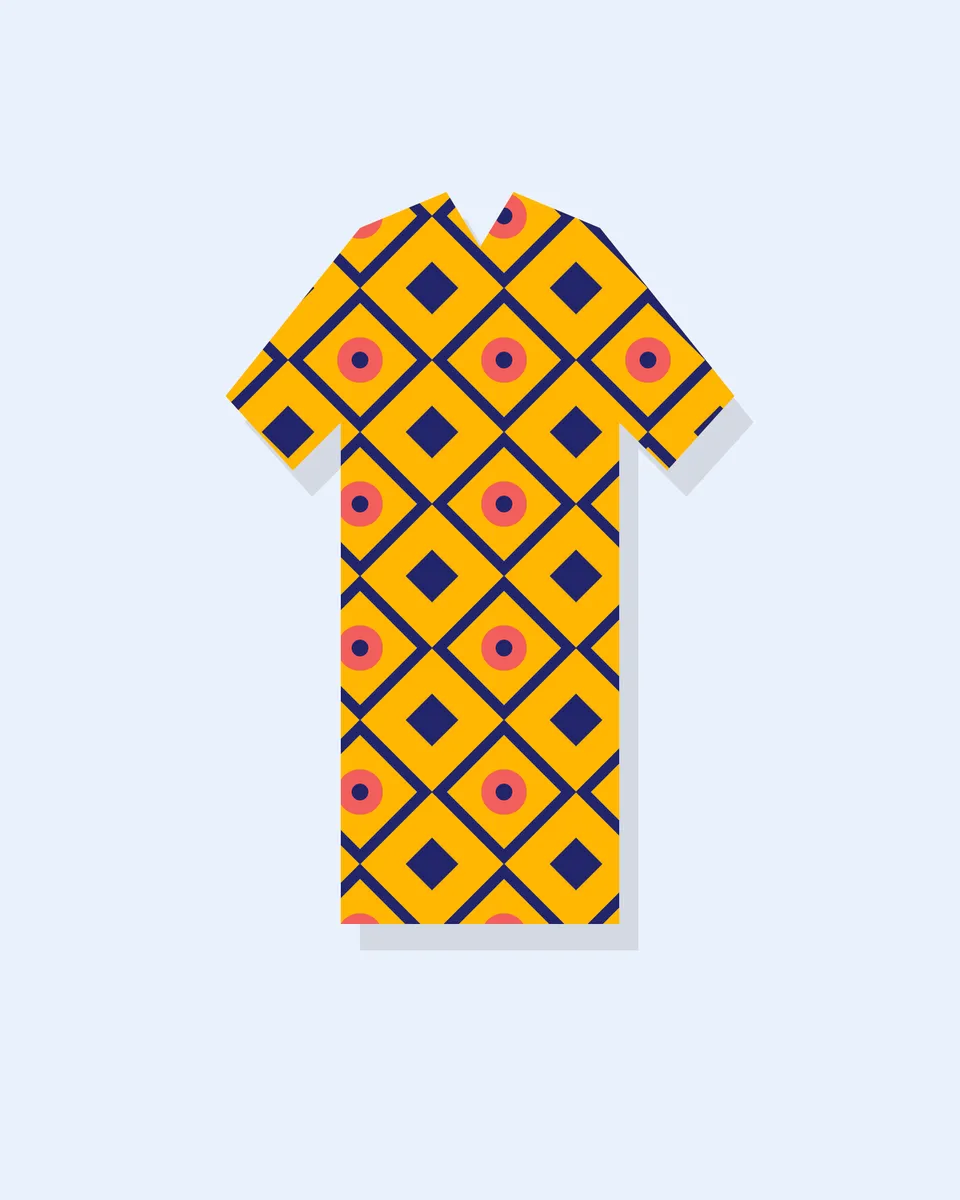 Camisa Liberdade em açafrão